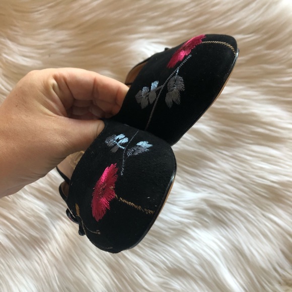 Nanette Lepore Peggy Embroidered Block Heel Mule - Picture 3 of 8